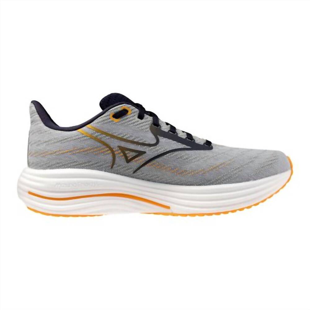 NEW MIZUNO men's wave rider 29 shoes in harbor mist/baritone blue